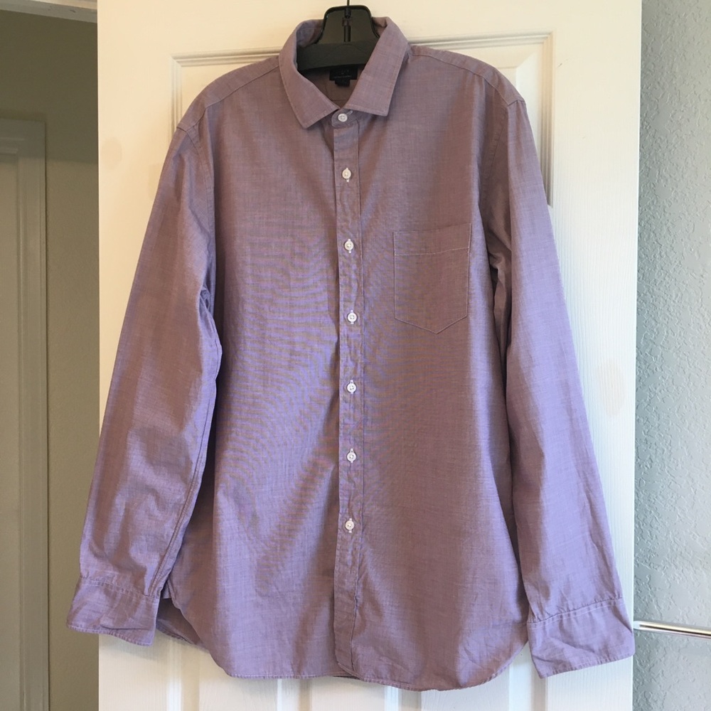 J. Crew Thompson Premium Shirting EUC Size L